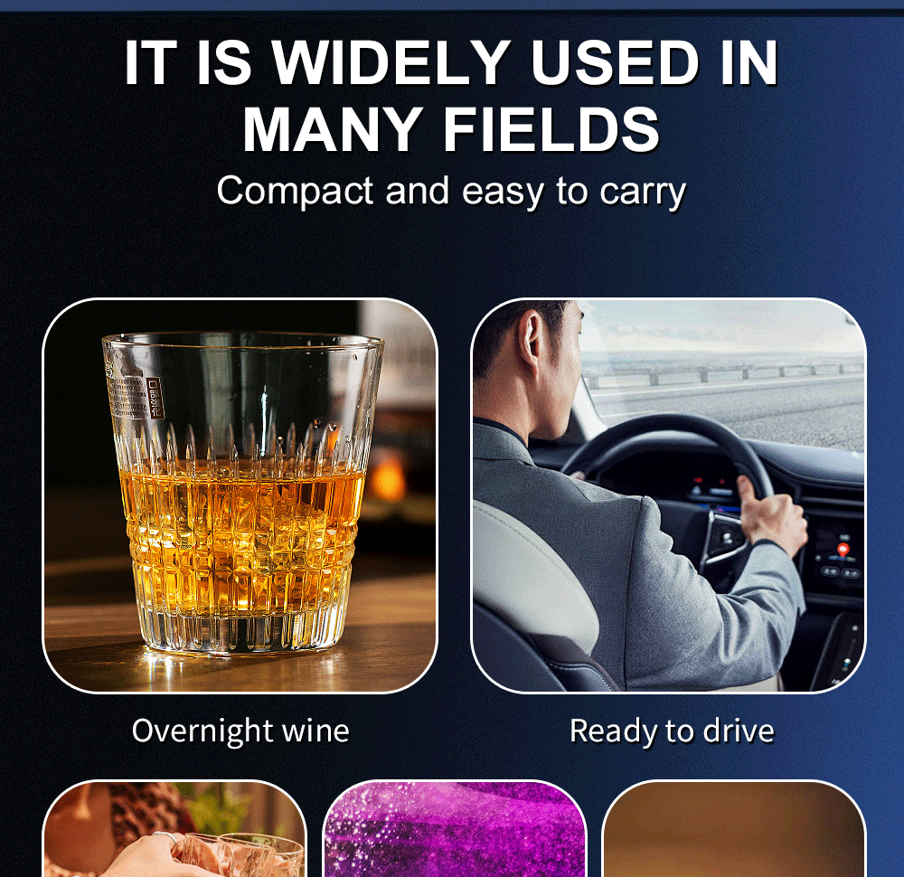 Light Portable Professional Digital Alcohol Breath Tester Breathalyzers Yieryi