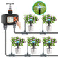 Efficient Garden Irrigation System Kit - Complete Drip Watering Solution with Adjustable Nozzles and PVC Pipes