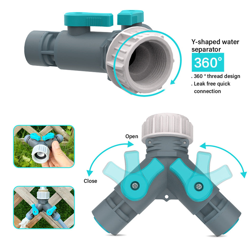 Efficient Garden Irrigation System Kit - Complete Drip Watering Solution with Adjustable Nozzles and PVC Pipes