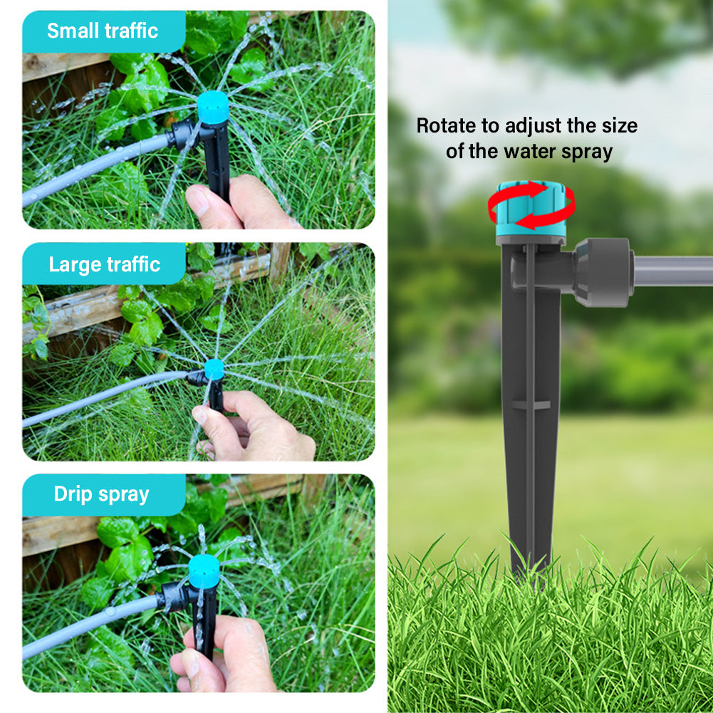 Efficient Irrigation System Kit for Gardens - Adjustable Nozzle, PVC Pipes, Eco-Friendly Drip Irrigation Solution