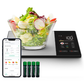 YIERYI High Precision Bluetooth App Control Smart Kitchen Coffee Scale Digital Food Scalewith TFT Color Screen & Calorie Tracker Yieryi