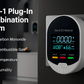 Plug-in Smart Gas & Carbon Monoxide Detector , CH₄/LPG & CO Sensor with LCD Display Yieryi