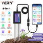 Upgraded USB‑C Connected Soil Tester with EC, Temperature‑Humidity, PH, Fertility and N‑P‑K Data Storage Function Yieryi