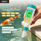YY1070A 7-in-1 Water Quality Test Pen, Measures pH / Salinity / ORP / TDS / EC / Chlorine / Temp, Simultaneous Display, Green Backlight LCD Yieryi
