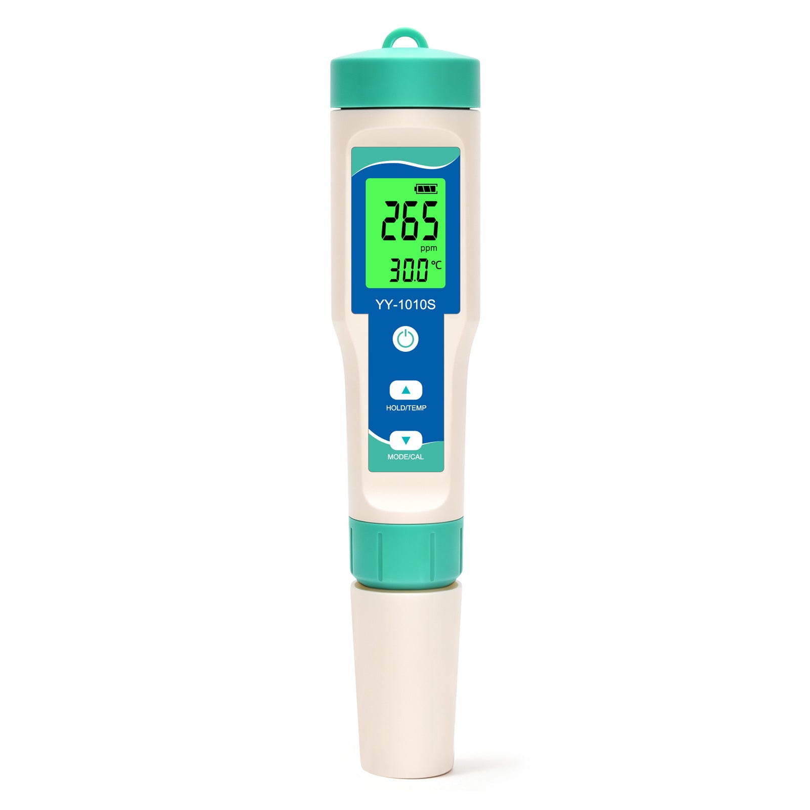 YY-1010S 10-in-1 Water Quality Test Pen | PH, TDS, EC, Salinity, ORP, H2, S.G, Temperature, Chlorine, Resistivity Yieryi