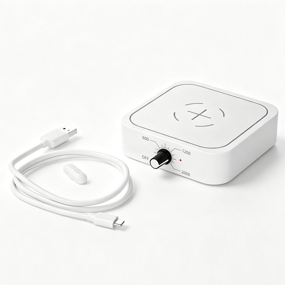 Mini Magnetic Stirrer, USB‑Charged Portable Liquid Mixer, Adjustable Speed 200‑2000 RPM, 1.0‑1.5L Capacity, Low‑Voltage Lab Magnetic Mixing Equipment Yieryi