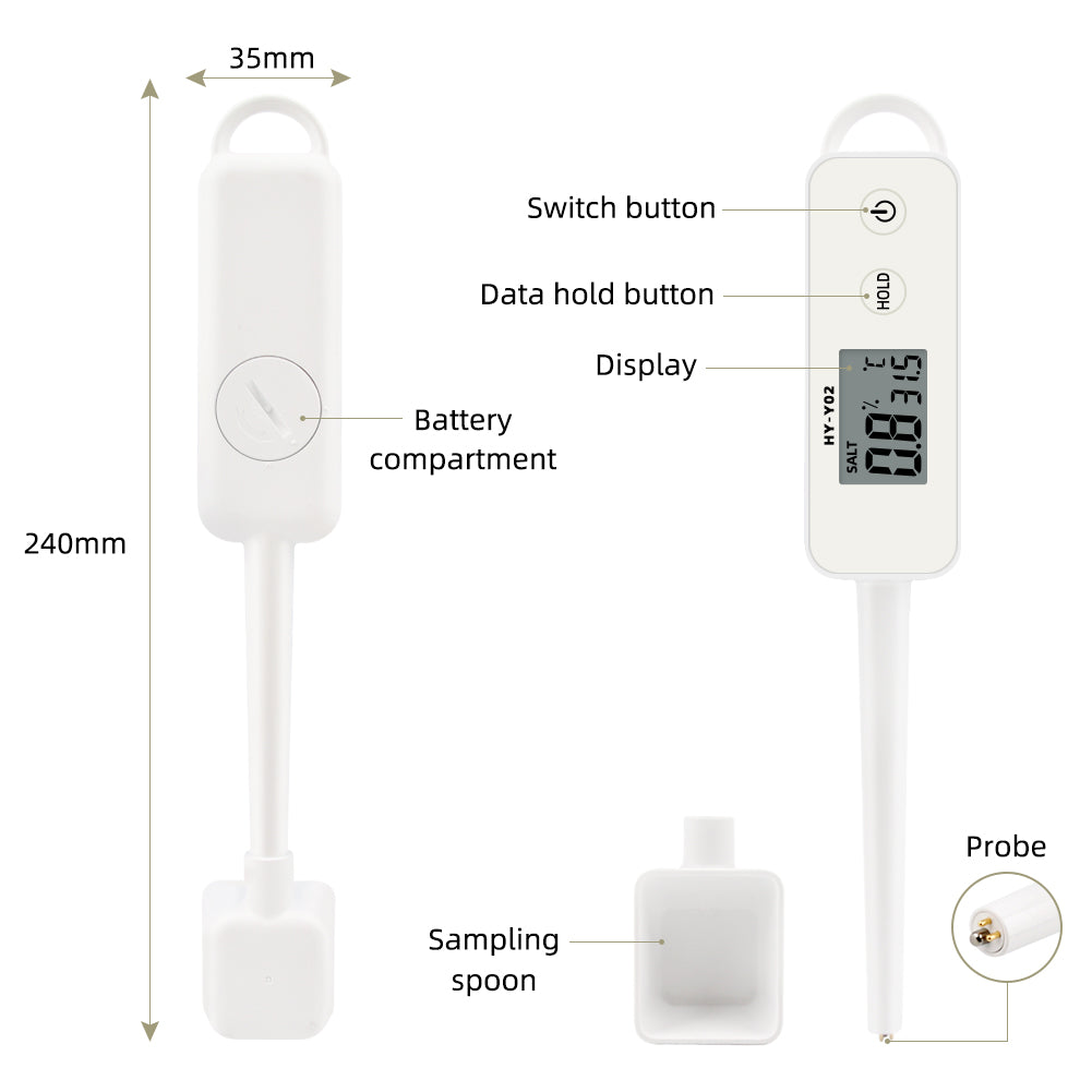 Yieryi Salinity Meter – Your Essential Tool for Accurate Salt Measurement