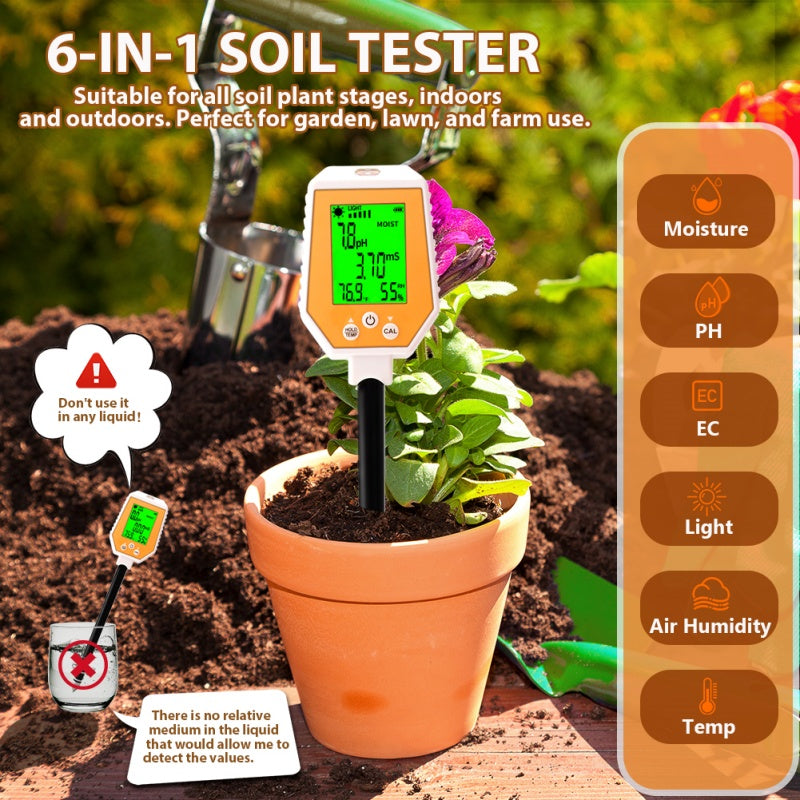 Yieryi Unlock the Potential of Your Soil with the Multi-Function Soil Tester