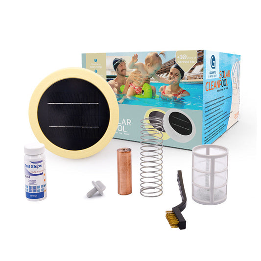 Solar Pool Ionizer – No-Chlorine Pool Purifier for Clean, Safe & Eco-Friendly Water Yieryi
