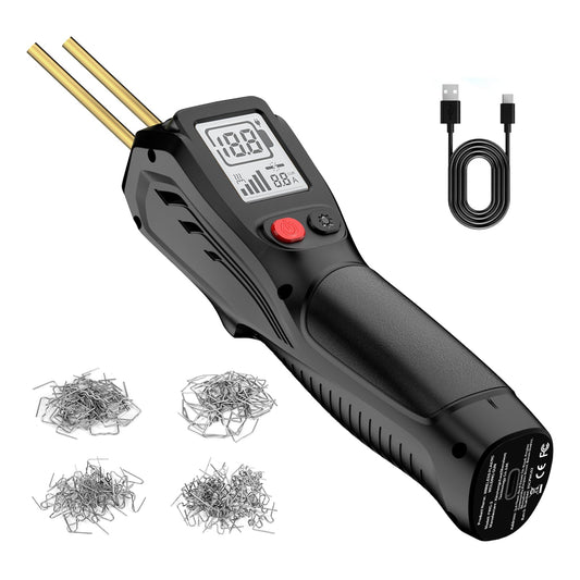 Black USB Type-C Rechargeable Plastic Welding Gun Yieryi