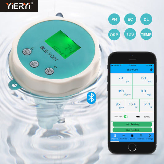 WiFi 5in1 Water Quality Online Monitor PH Total Dissolved Solids